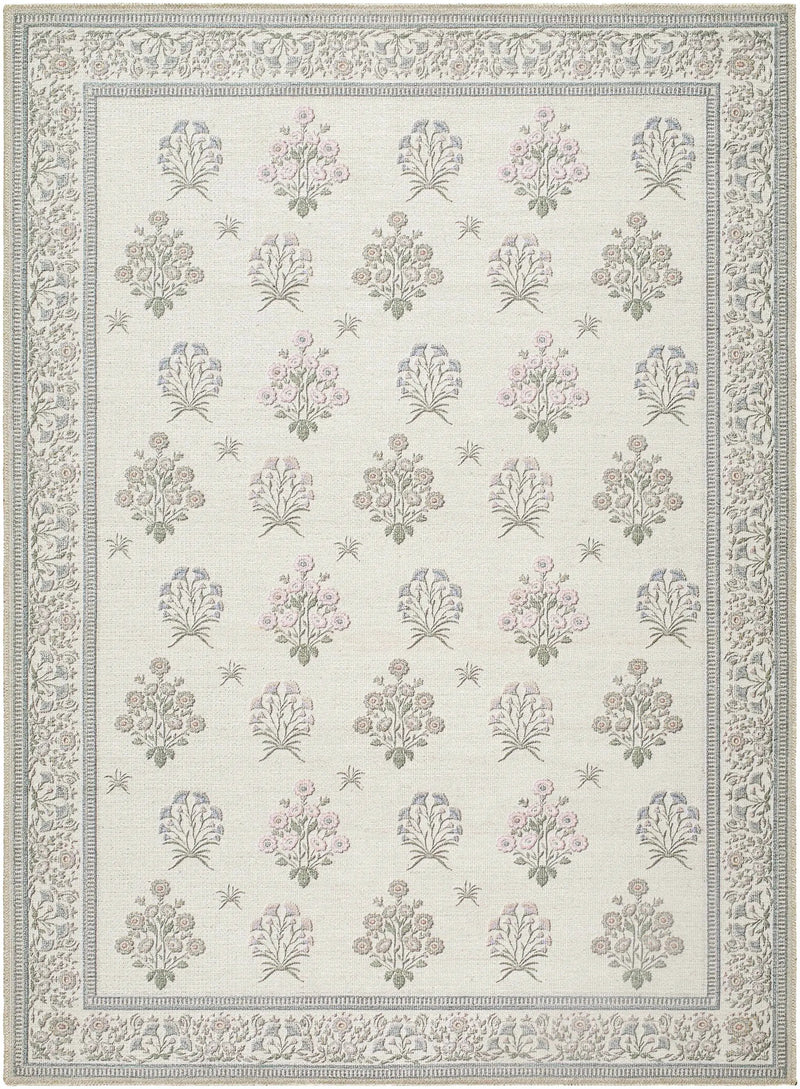 Aquene Ivory Washable Area Rug by Boutique Rugs