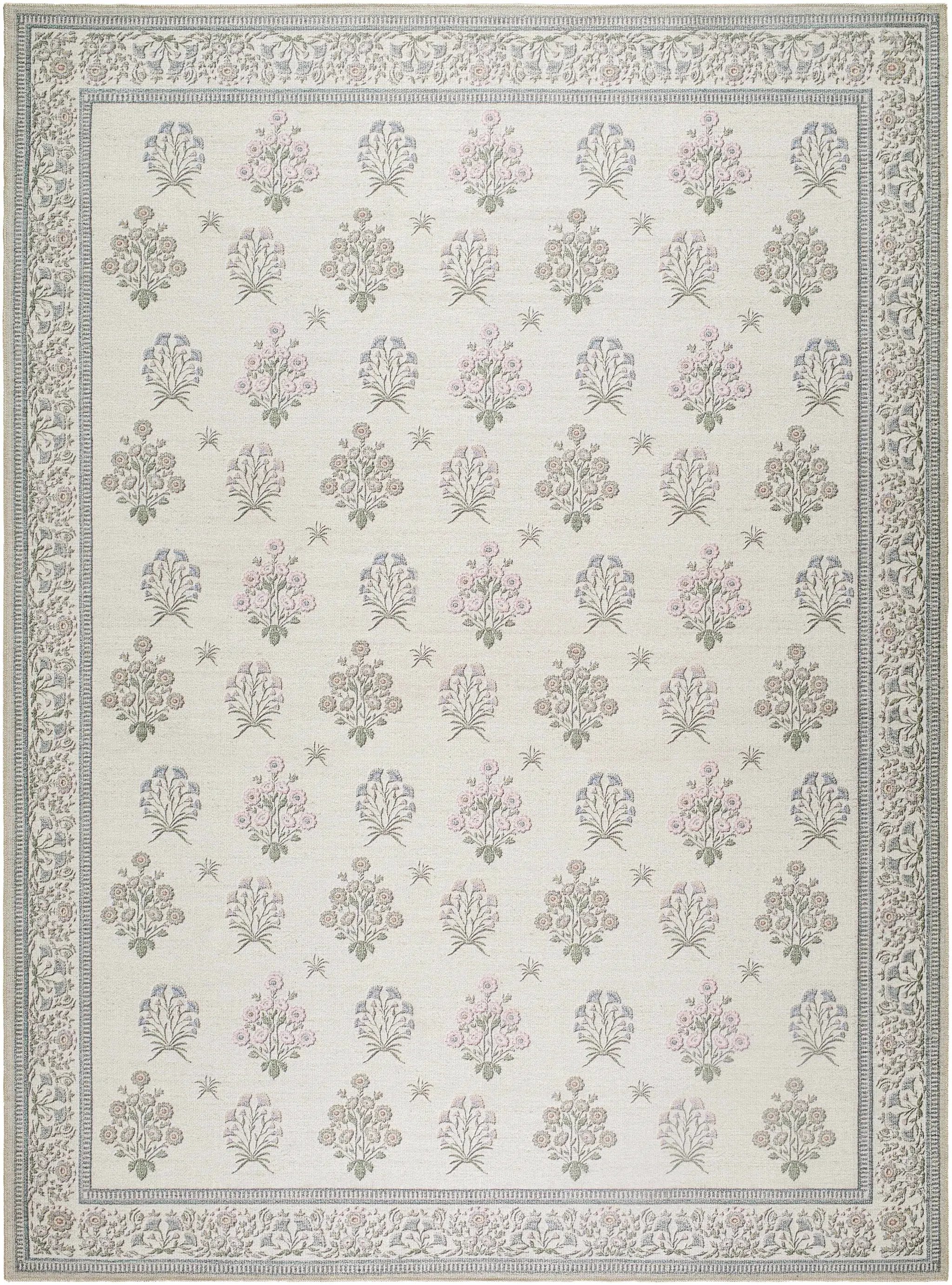 Aquene Ivory Washable Area Rug by Boutique Rugs