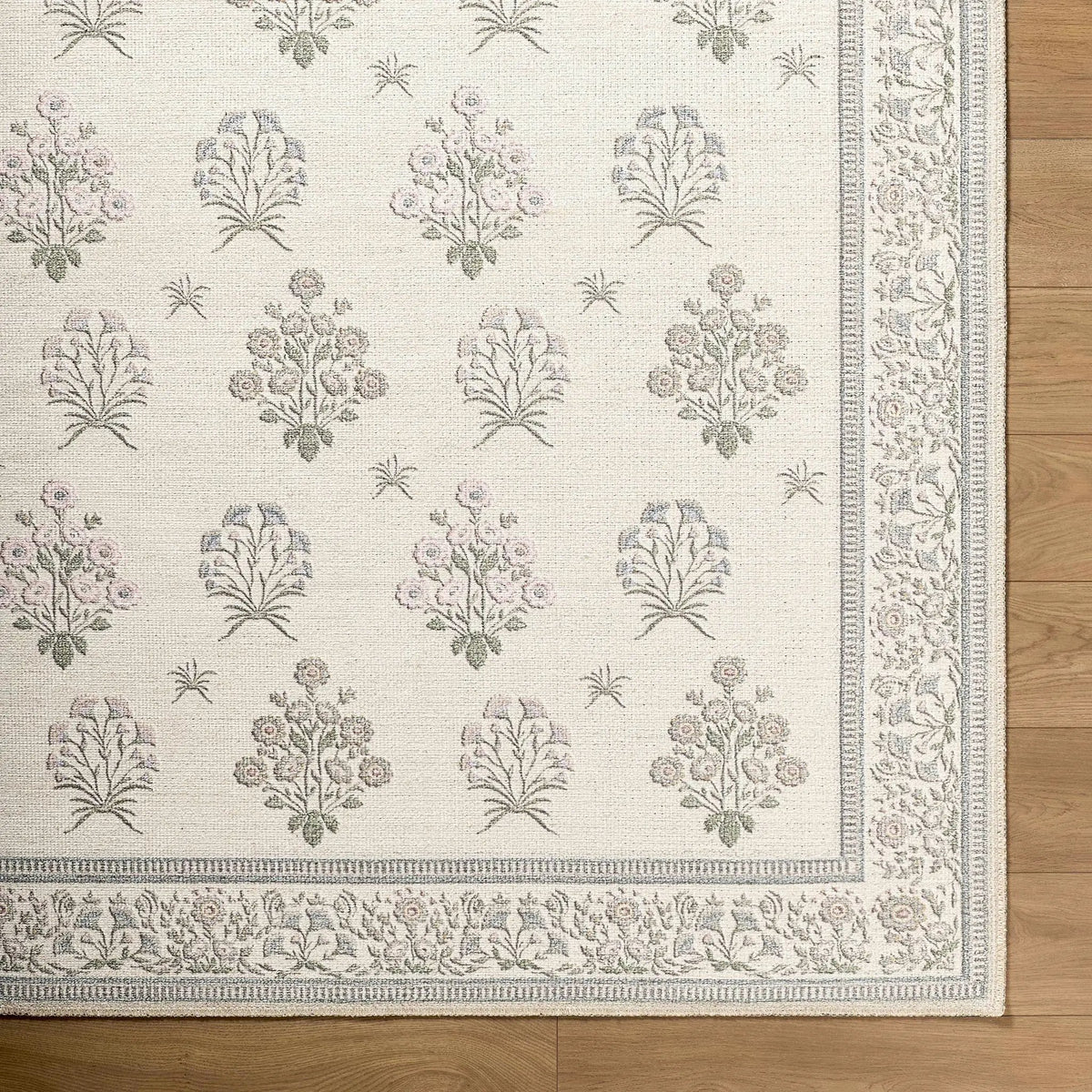 Aquene Ivory Washable Area Rug, photo 18 of 19
