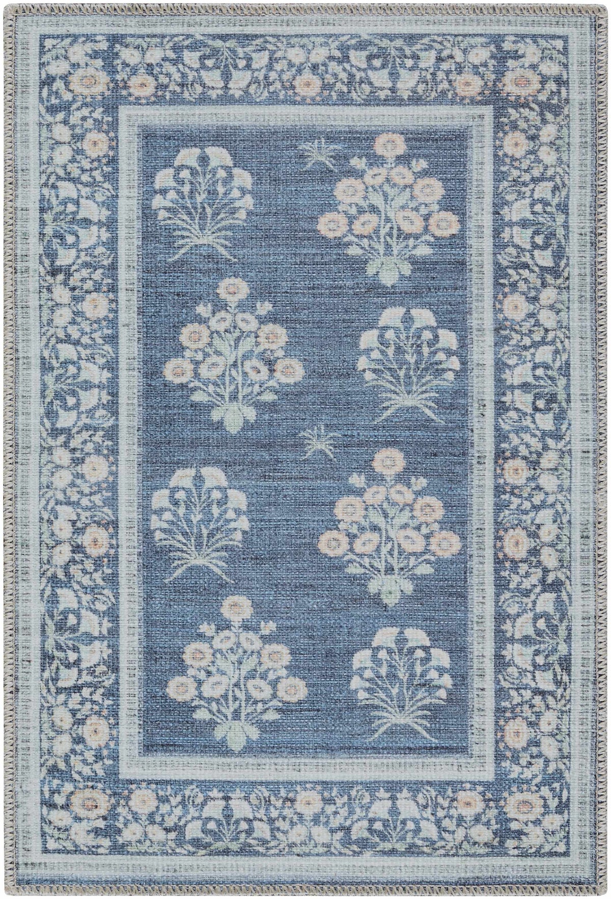 Aquene Denim Washable Area Rug, photo 20 of 21