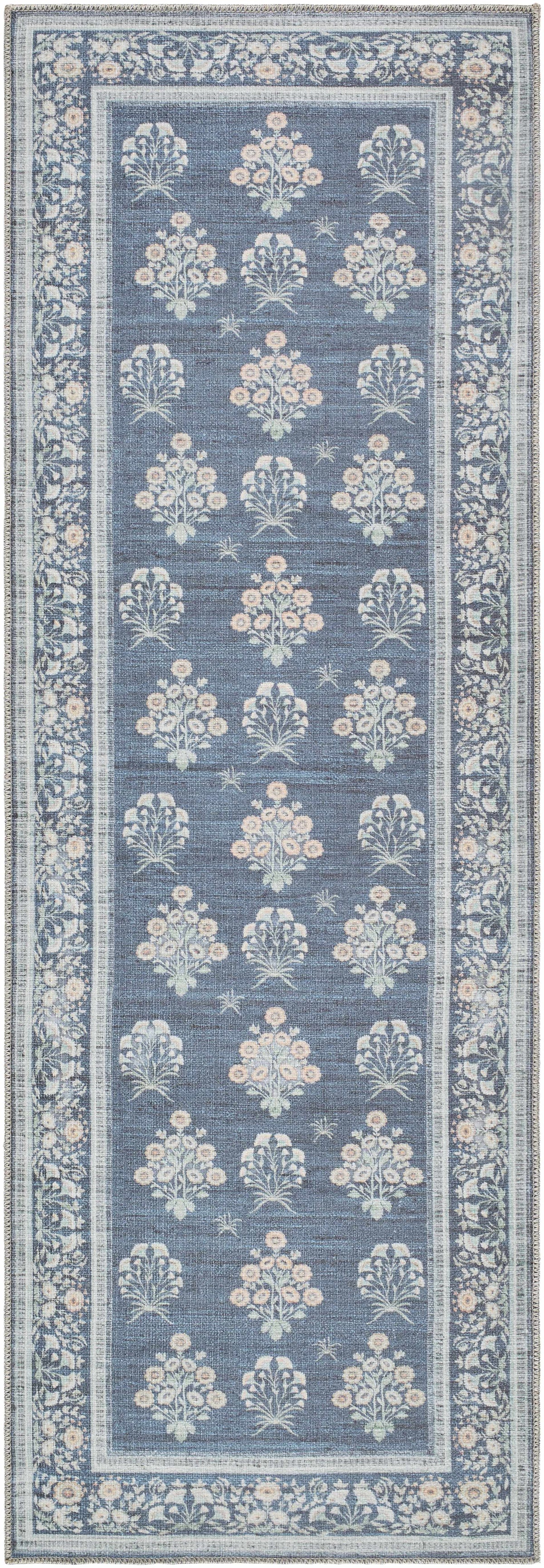 Aquene Denim Washable Area Rug, photo 9 of 21