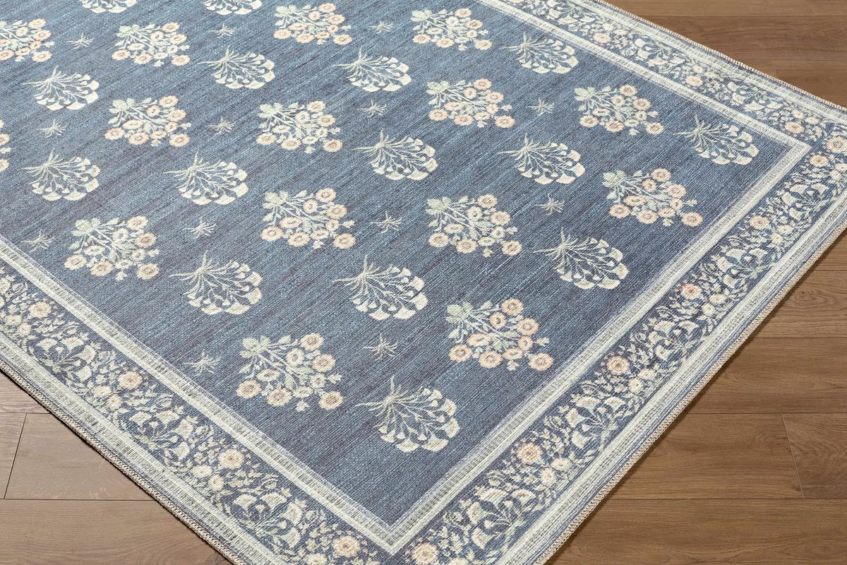 Aquene Denim Washable Area Rug, photo 15 of 21
