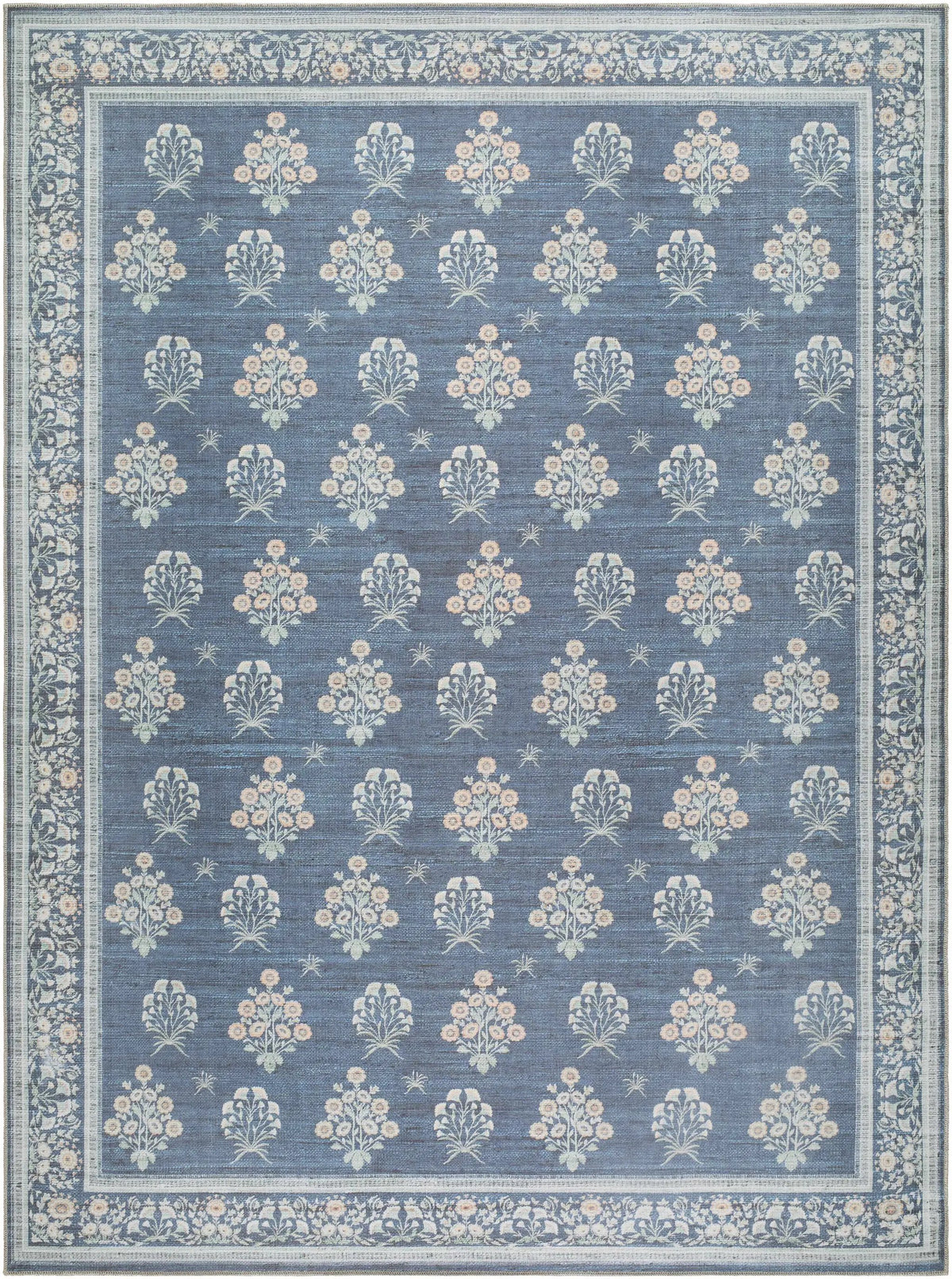 Aquene Denim Washable Area Rug, photo 14 of 21