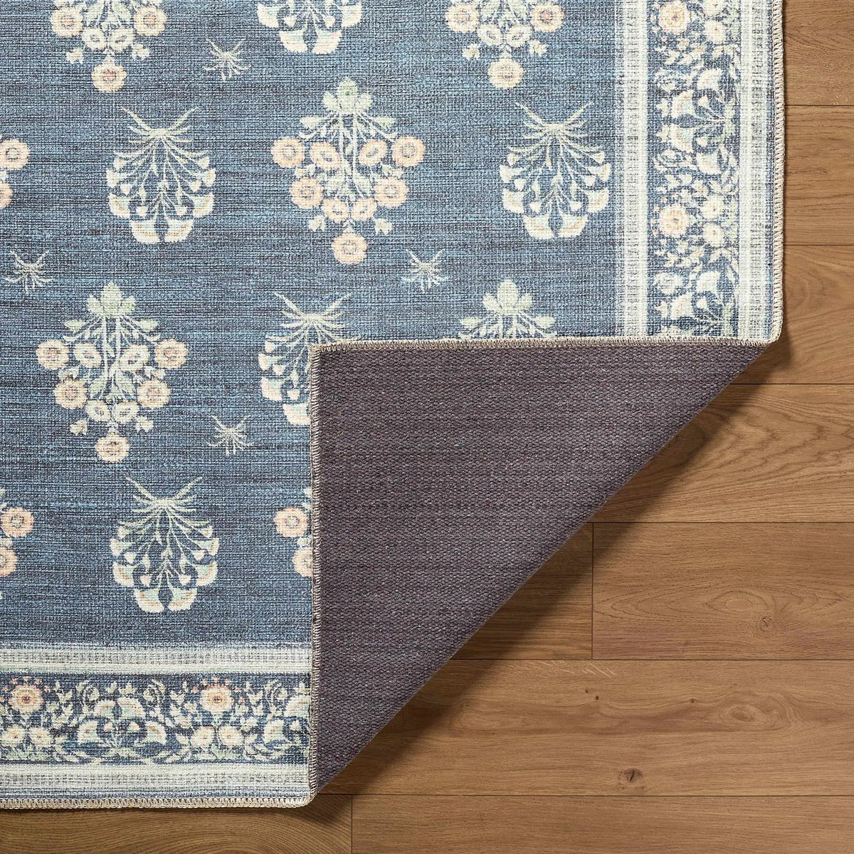 Aquene Denim Washable Area Rug, photo 17 of 21