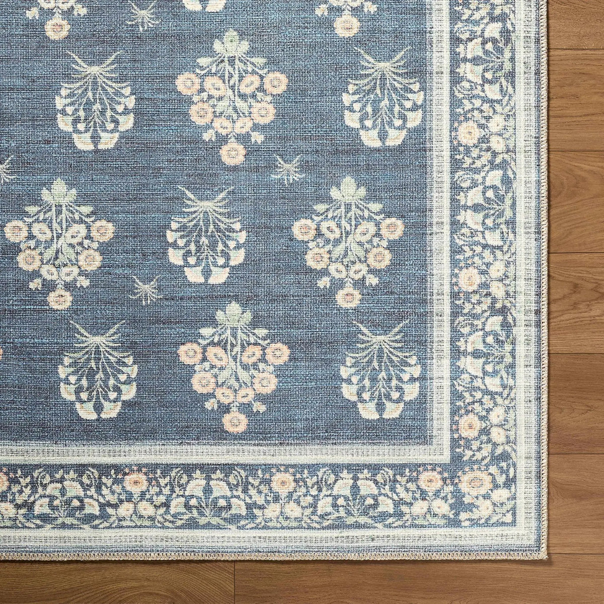 Aquene Denim Washable Area Rug, photo 16 of 21
