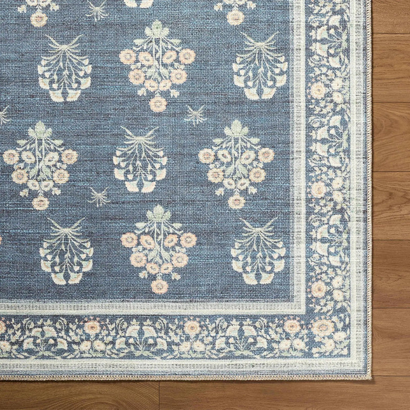 Aquene Denim Washable Area Rug by Boutique Rugs