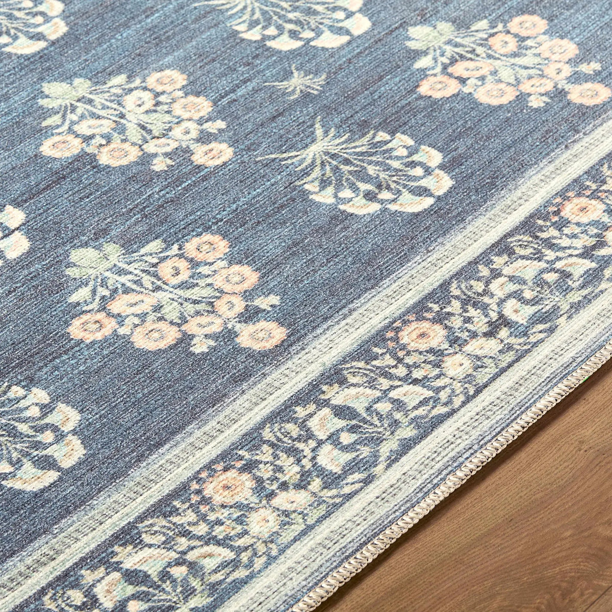Aquene Denim Washable Area Rug, photo 10 of 21