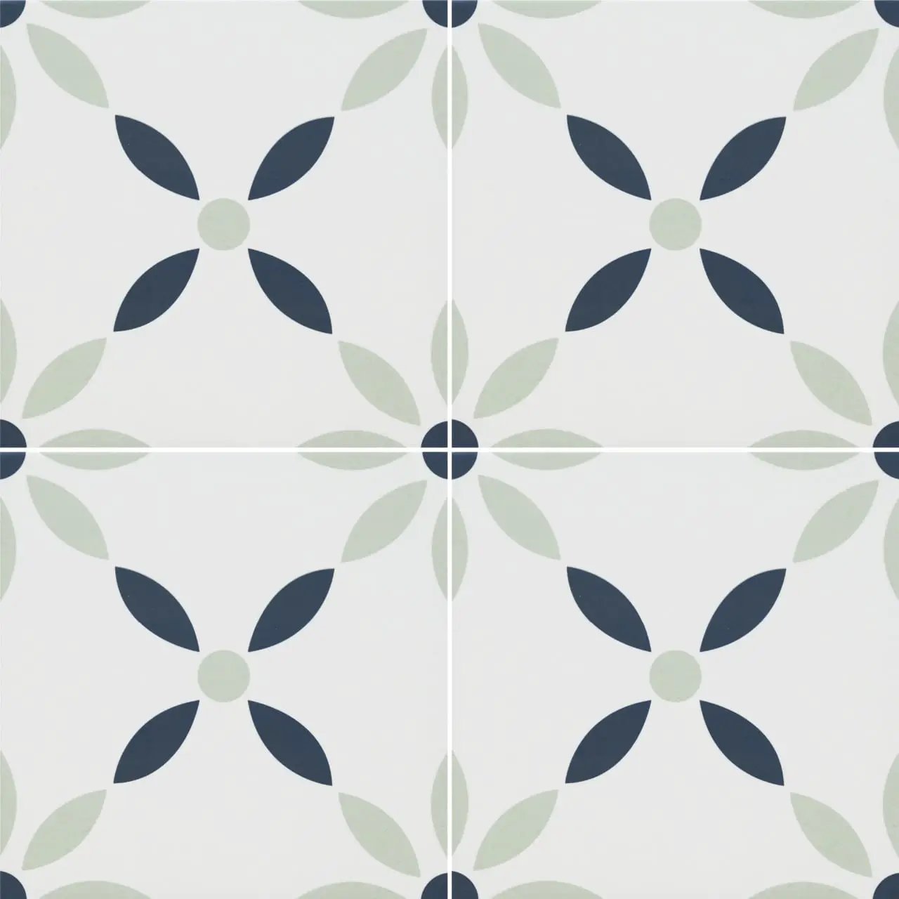 Zaria Greta Matte Porcelain Tiles 8x8 close up