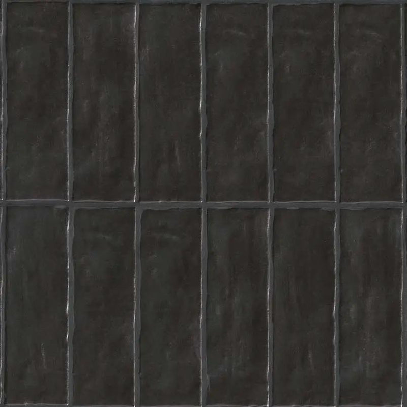 Zest Midnight Tile 4x4 Satin Ceramic Mosaics 2.5x8 by MSI Surfaces