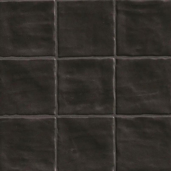 Zest Midnight Tile 4x4 Satin Ceramic Mosaics