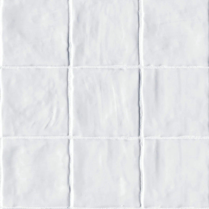 Zest Star Tile 4x4 Satin Ceramic Mosaics close up