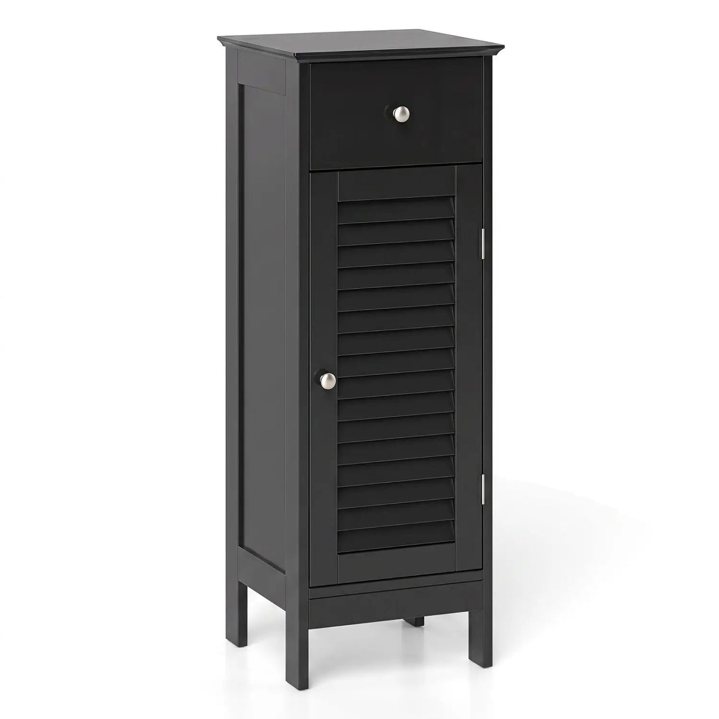 Narrow Bathroom Storage Cabinet with Adjustable Shelf & Drawer by DirectDeals