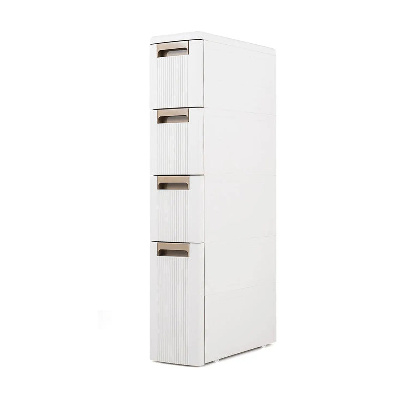 Narrow Storage Cabinet with Drawers and Removable Dividers by DirectDeals