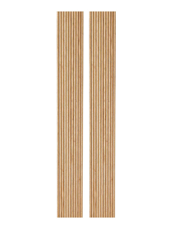 2-Pack Flexible Fluted Wall Panels – Natural