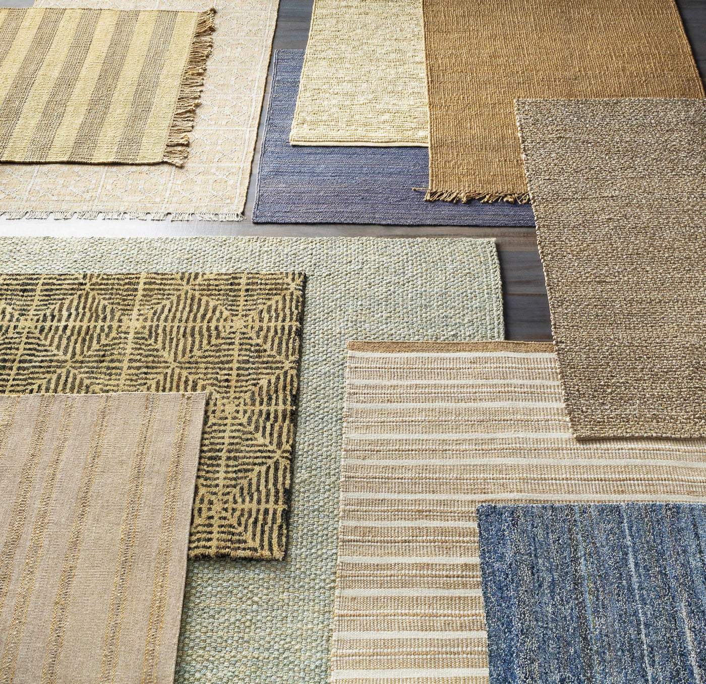 Glover Bleached Braided Jute Carpet by Boutique Rugs