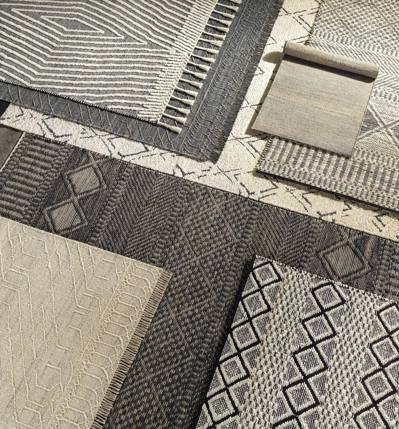 Manby Black Jute&Wool Area Carpet Area Rug - Clearance by Boutique Rugs