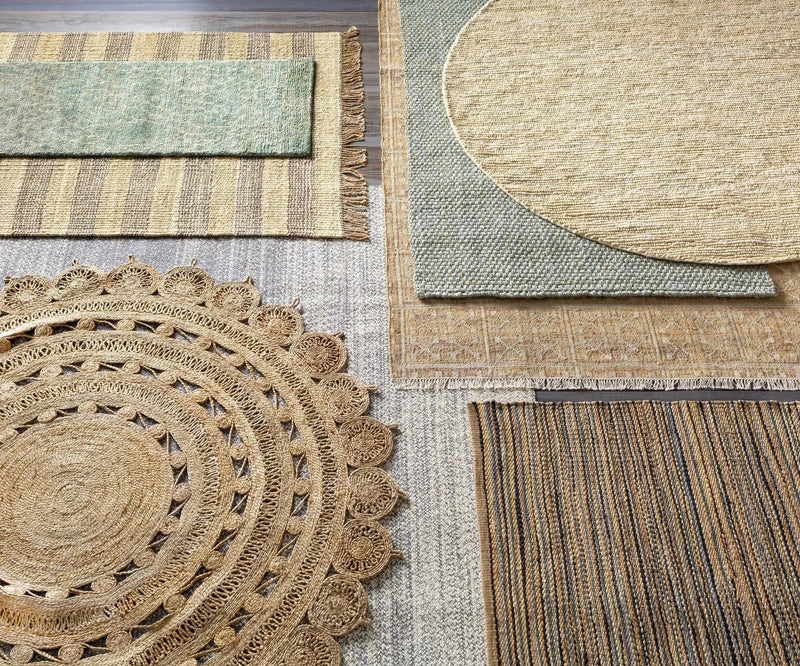Glover Bleached Braided Jute Carpet by Boutique Rugs