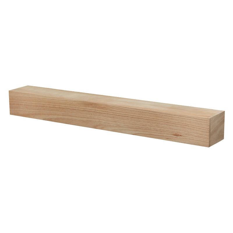 Classic Paulownia Wood Fireplace Mantel Shelf by Dogberrycollections