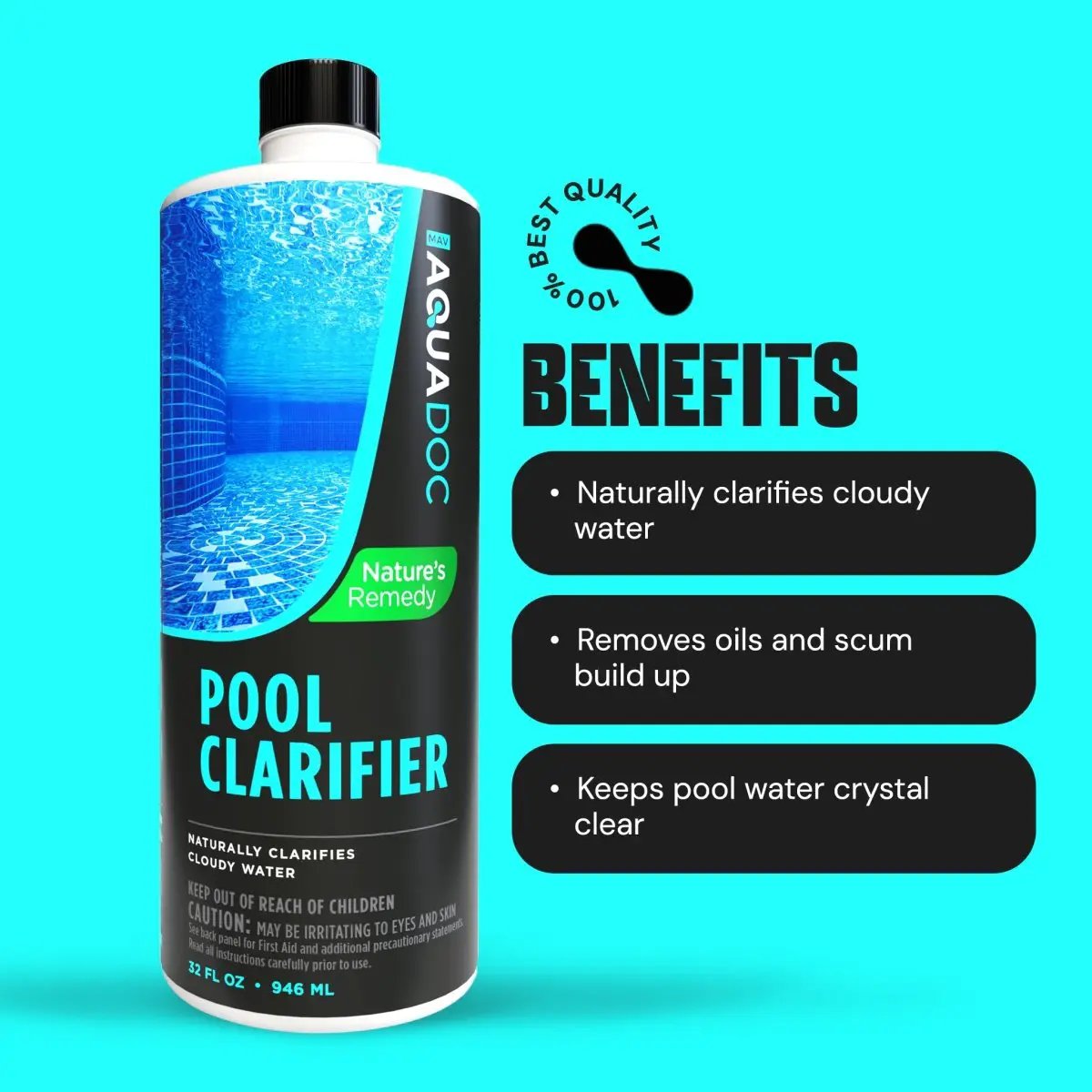 Natural Pool Clarifier by AquaDoc