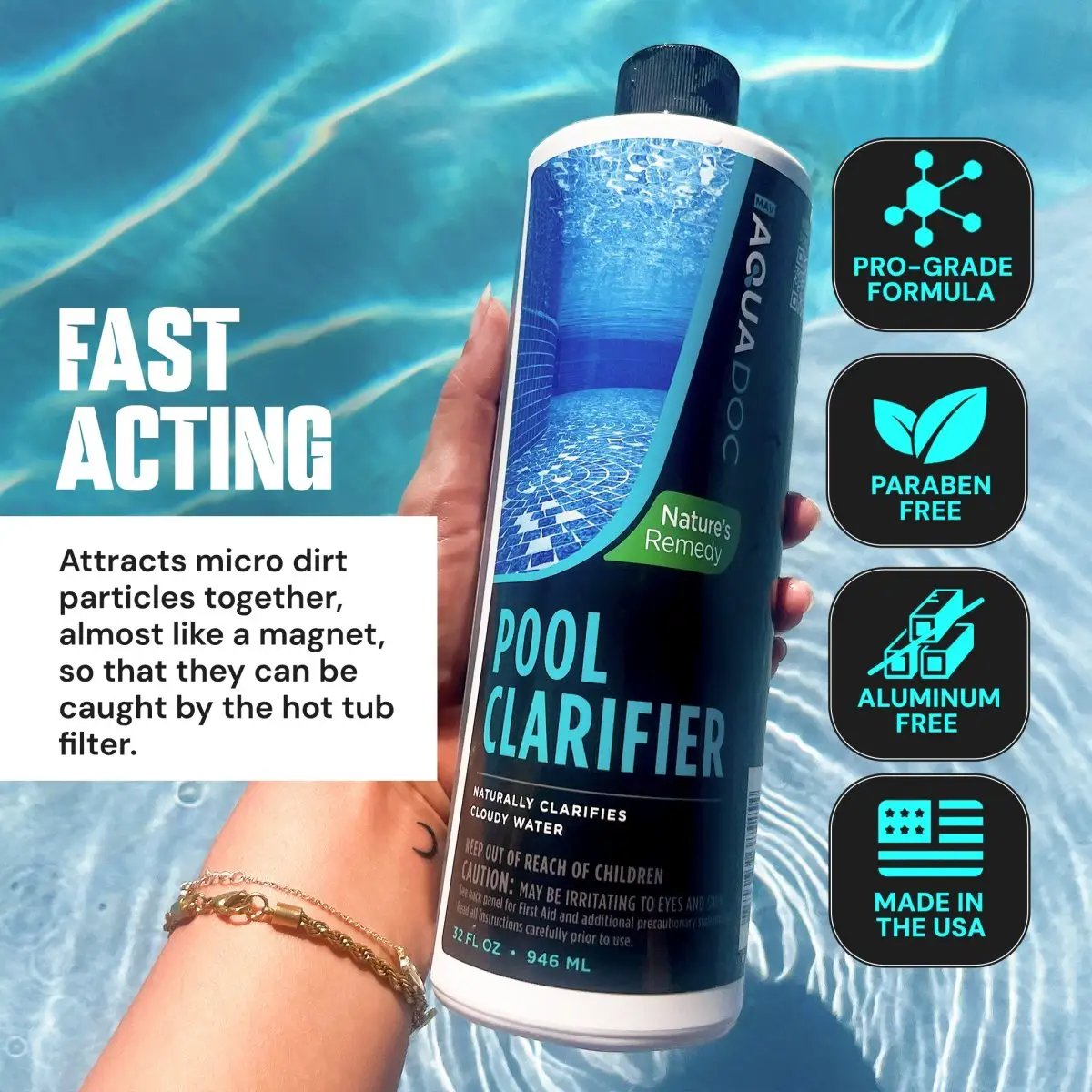 Natural Pool Clarifier by AquaDoc
