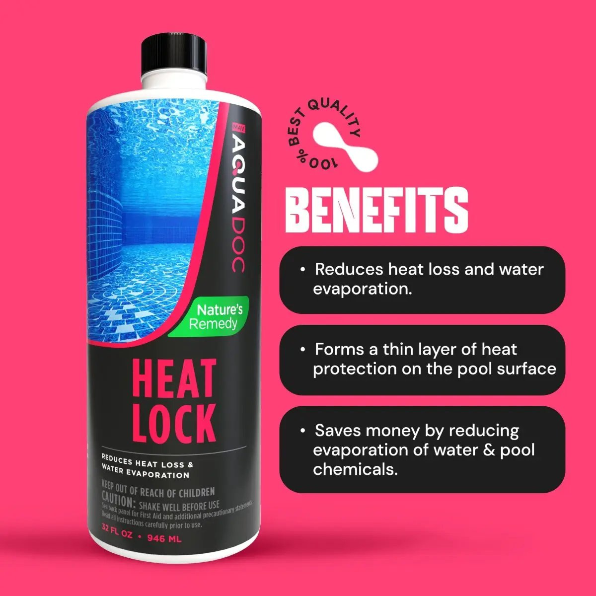 Natural Pool Heat Lock by AquaDoc