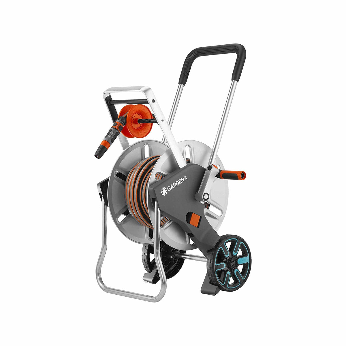 Metal Hose Cart with Easy Hose Guide, Including 82 ft ½” Hose, photo 4 of 4