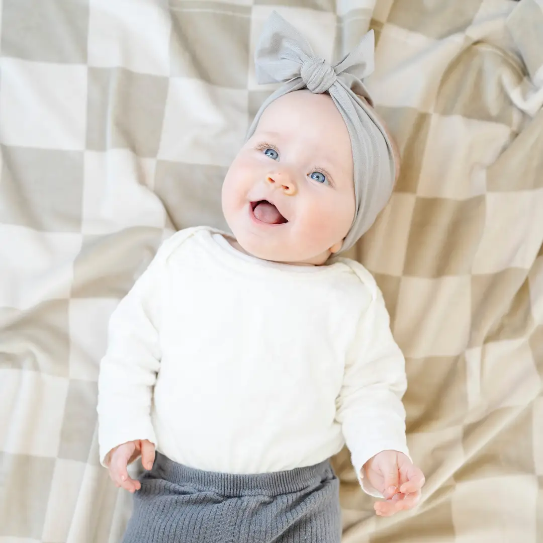 Minky Stretch Receiving Blankets by HouseOfZazla