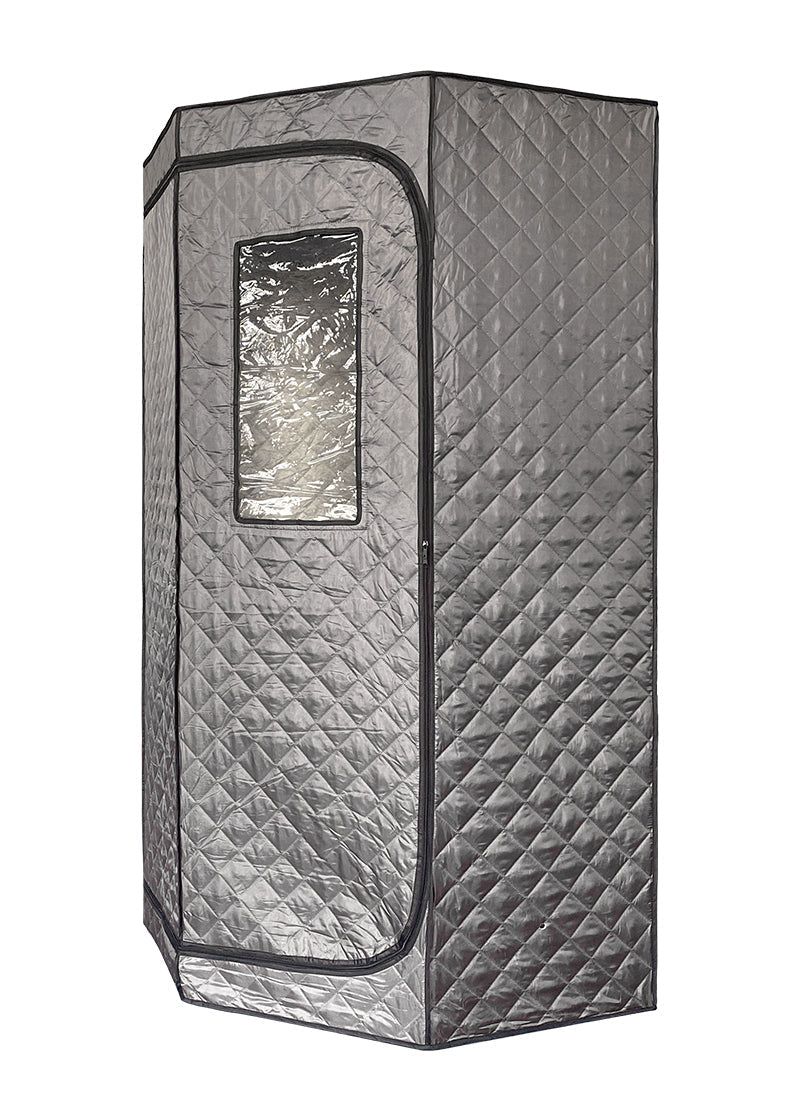 Blisspod | Portable | Personal Full Body 60 Min Rapid Steam Sauna | Pentagonal | Grey | Powerful 1600 Watts | 3.6L Stronger Steamer | 90X90X190cm, photo 3 of 12