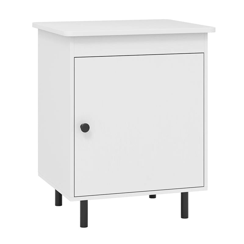 Nightstand Mid Century End Tables with Door by DirectDeals