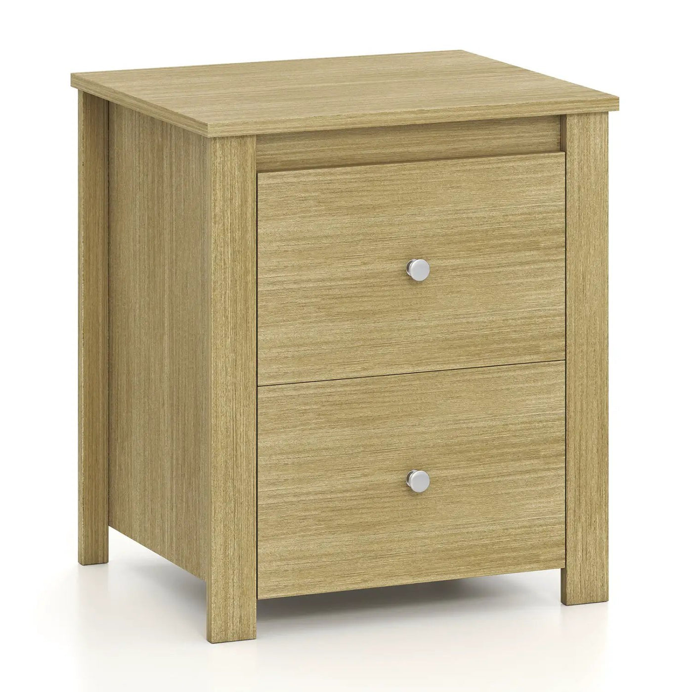 2-Drawer Nightstand with Storage for Bedroom & Living Room by DirectDeals