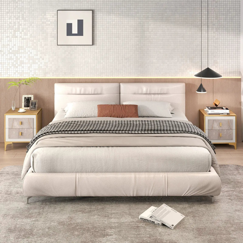 Nightstand with 2 Pull-out Drawers for Living Room Bedroom by DirectDeals
