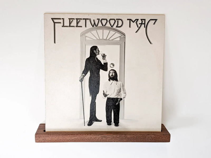 Vinyl Record Floating Shelf in Mahogany by NookWoodworking