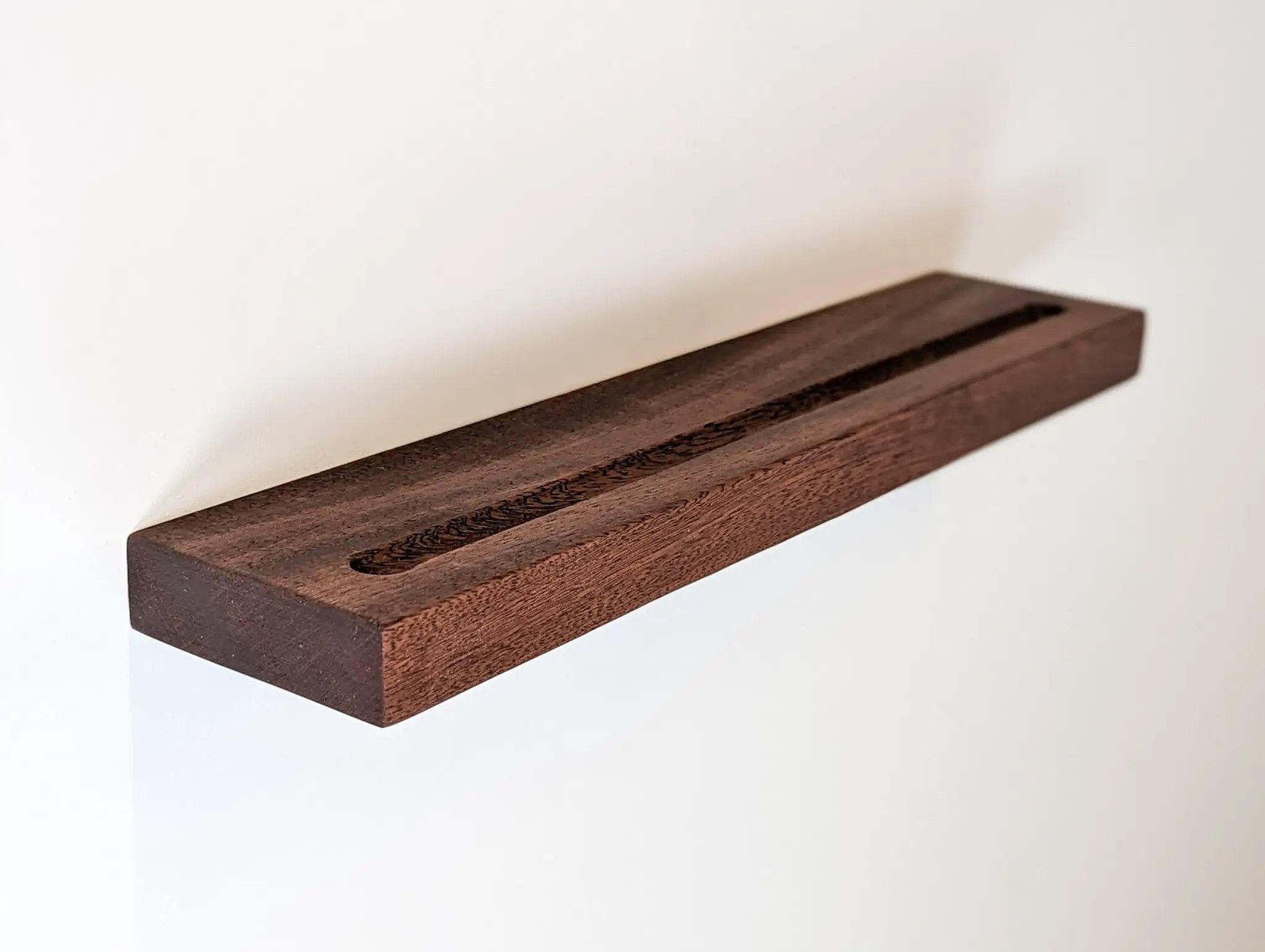 Vinyl Record Floating Shelf in Oak by NookWoodworking