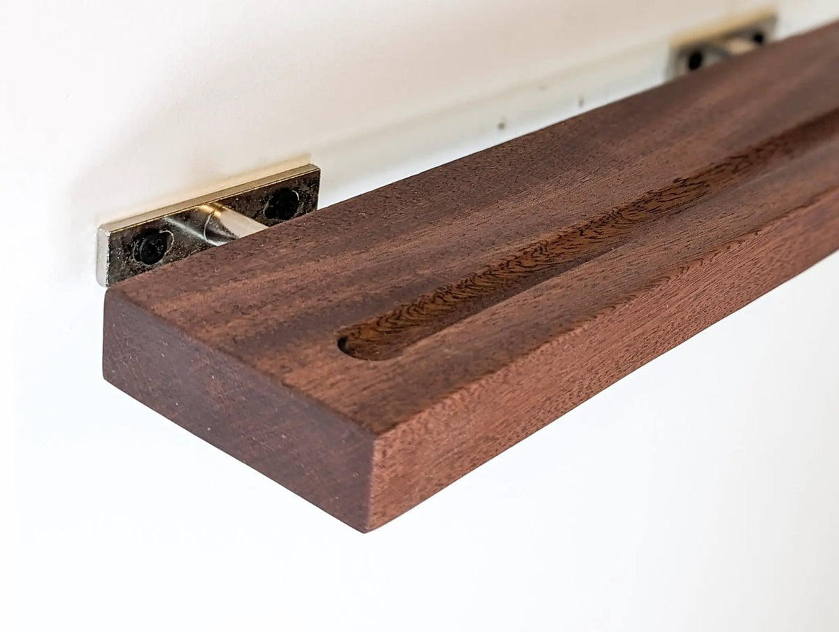 Vinyl Record Floating Shelf in Oak, photo 7 of 15