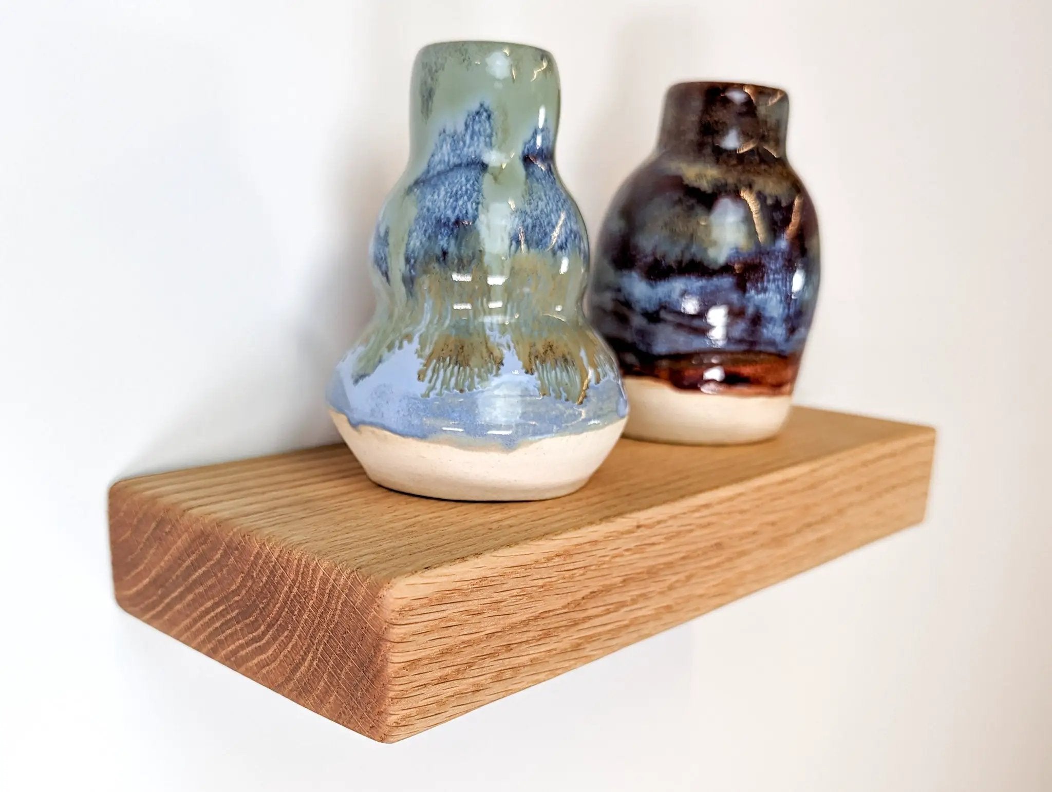 Thick Mahogany Floating Shelf in 6" to 10" lengths by NookWoodworking