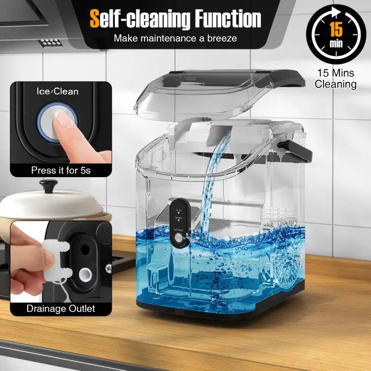 Nugget Countertop Ice Maker with Soft Chewable Ice by DirectDeals