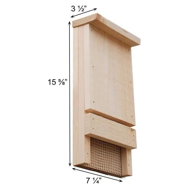 Outdoor Wood Bat House Kit - Holds up to 12 Bats - Made in USA by HomePacific