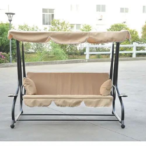 Outdoor Canopy Swing Patio Porch Shade Deck Bed in Sand by HomePacific