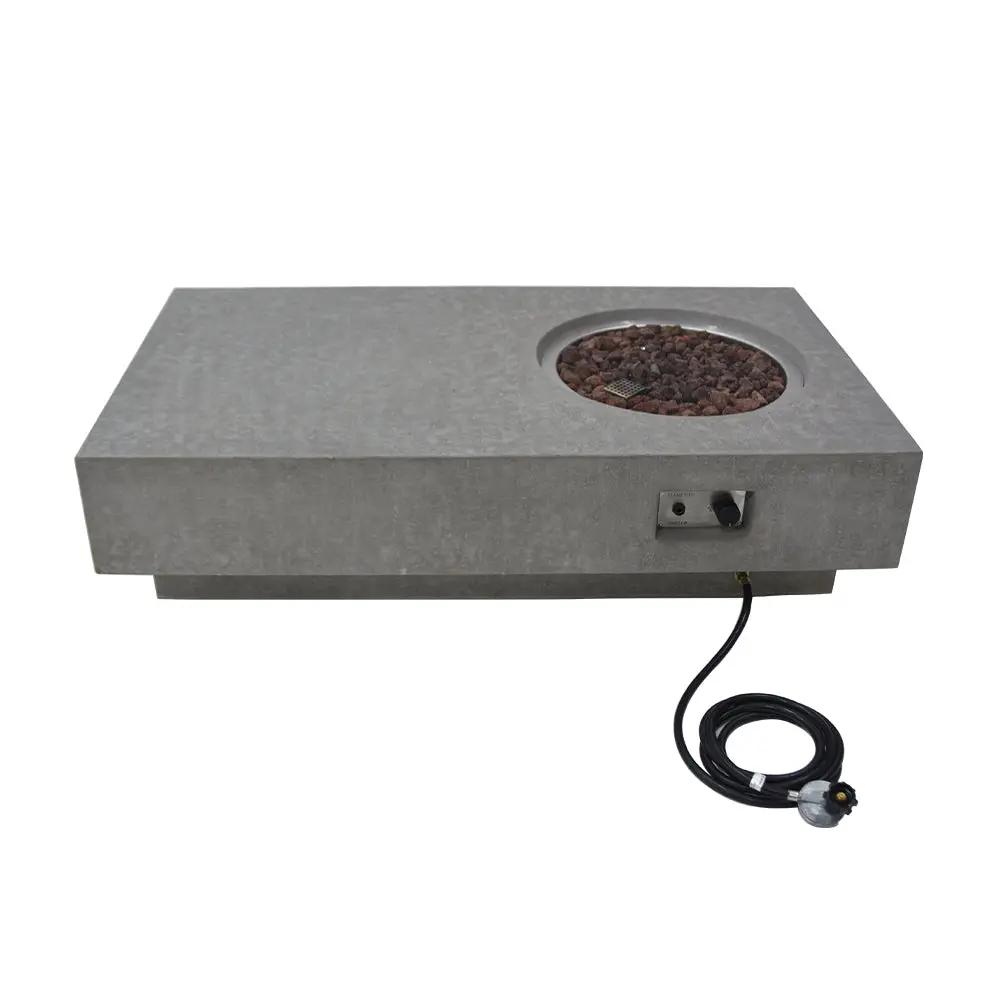 MetroPolis Outdoor Fire Pit Table - Select Fuel Type by EnvelorHome