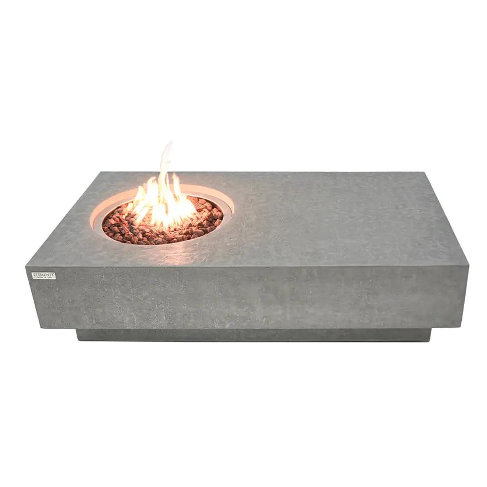 MetroPolis Outdoor Fire Pit Table - Select Fuel Type by EnvelorHome