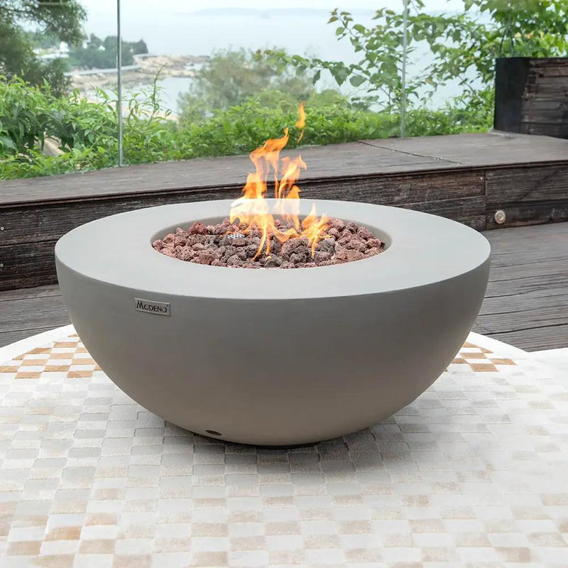 Roca Outdoor Fire Pit Table - Select Fuel Type by EnvelorHome
