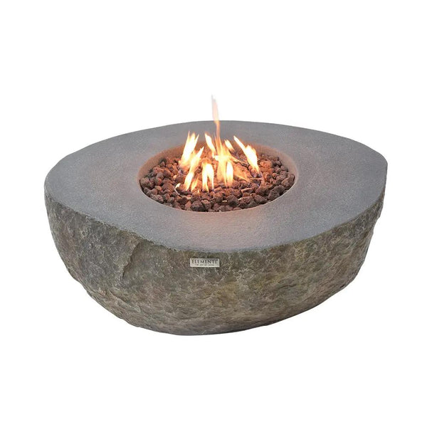 Outdoor Boulder Fire Pit Table - Select Fuel Type
