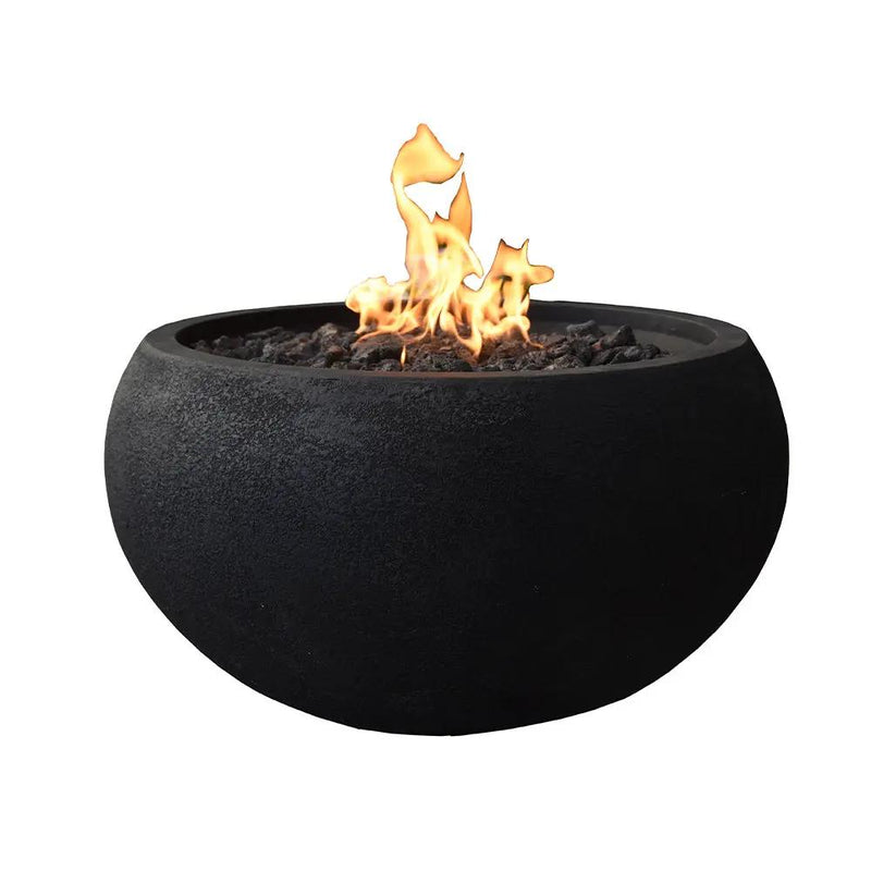 York Outdoor Firepit Table - 27 Inches - Select Fuel Type by EnvelorHome