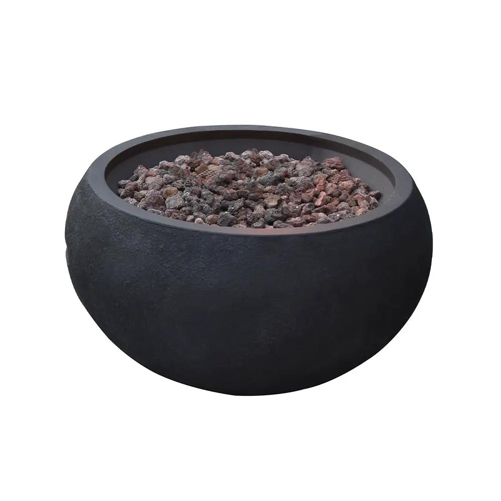 York Outdoor Firepit Table - 27 Inches - Select Fuel Type by EnvelorHome