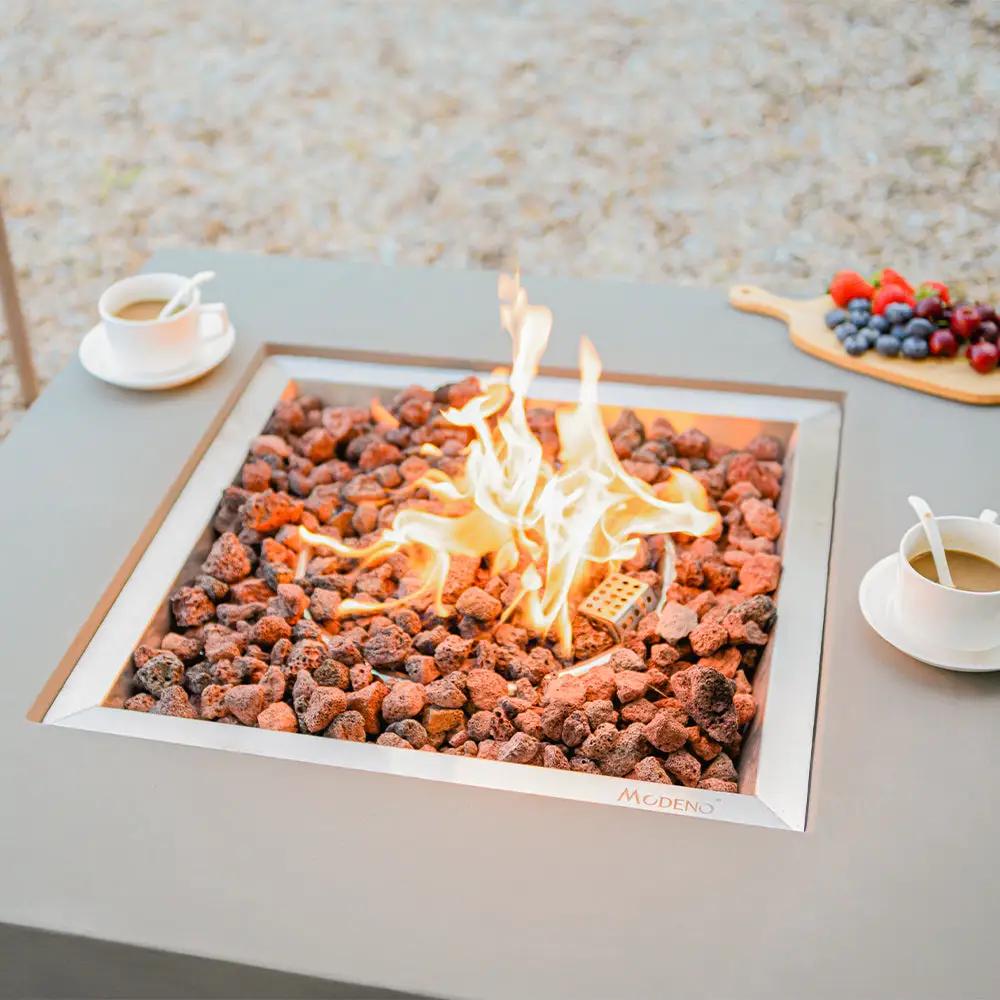 Westport Outdoor Fire Pit Table - Select Fuel Type by EnvelorHome