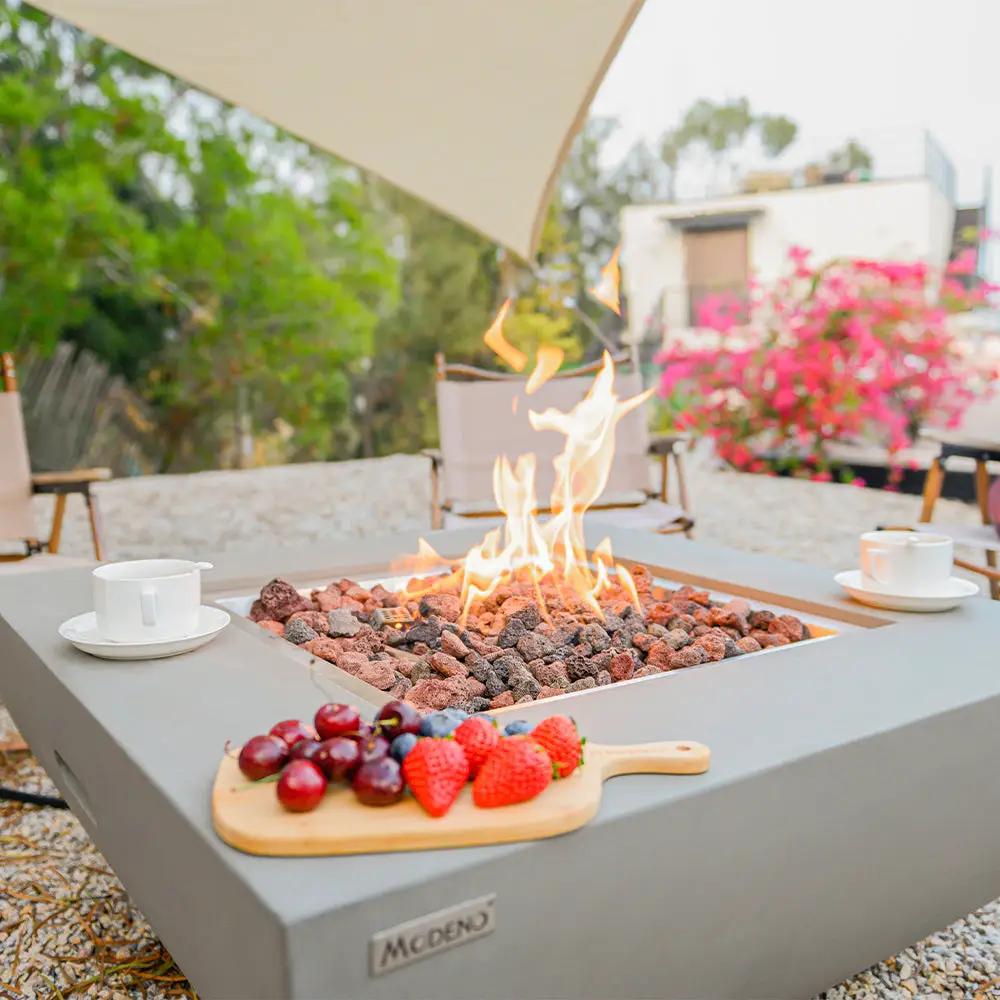 Westport Outdoor Fire Pit Table - Select Fuel Type by EnvelorHome