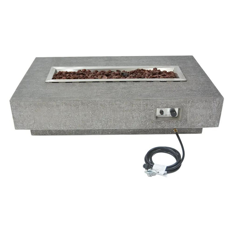 Hampton Outdoor Fire Pit Table - Select Fuel Type by EnvelorHome