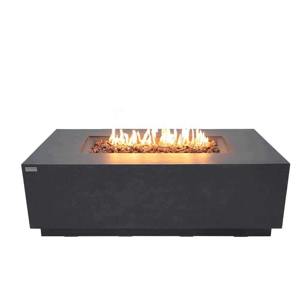 Elementi Andes Propane Fire Pit 66 x 32 Inches by EnvelorHome