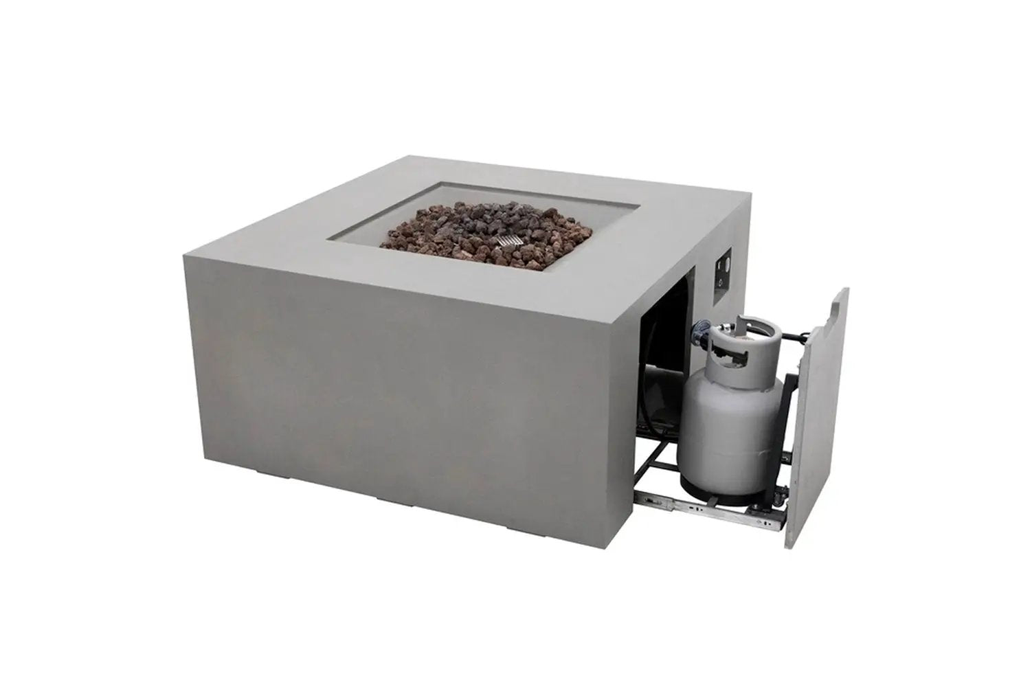 Elementi Rocky Propane Fire Pit, 43 x 43 Inches by EnvelorHome