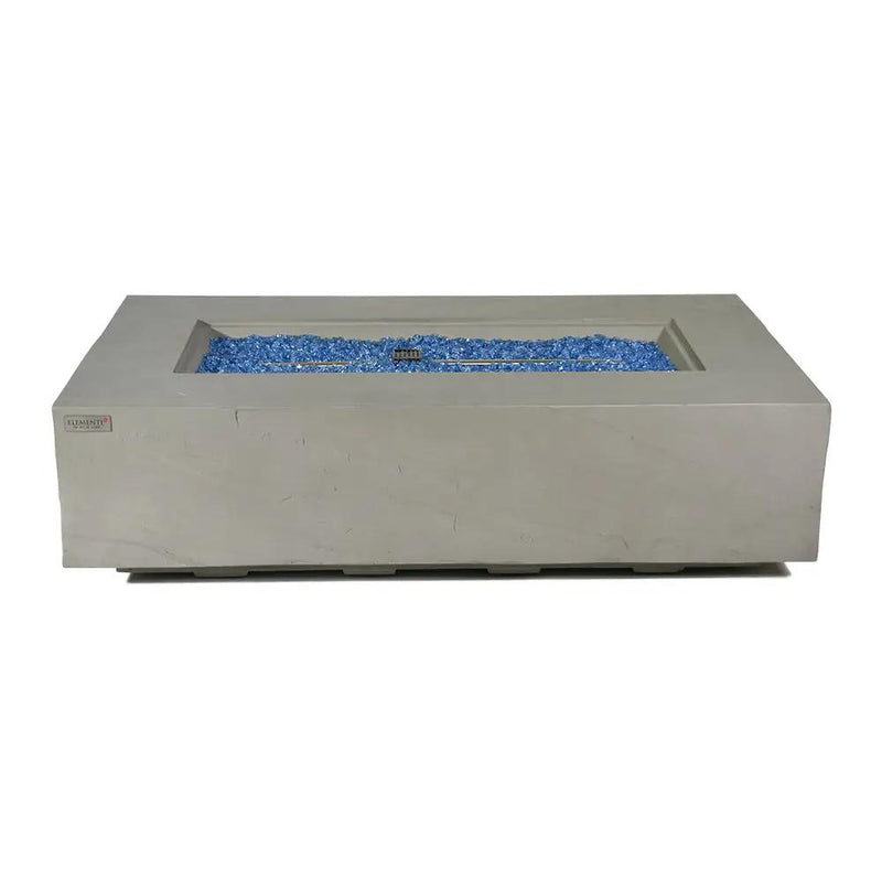 Meteora Outdoor Space Grey Fire Pit Table - Select Fuel Type by EnvelorHome